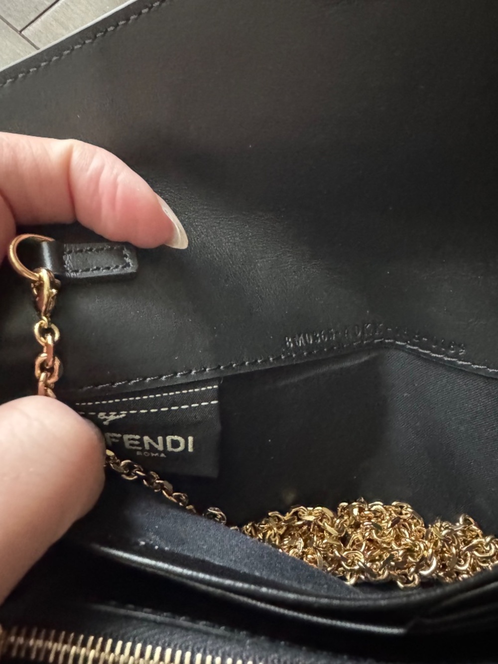 Fendi “F is Fendi” Chain Continental Wallet on Chain (never used) - Picture 2 of 9
